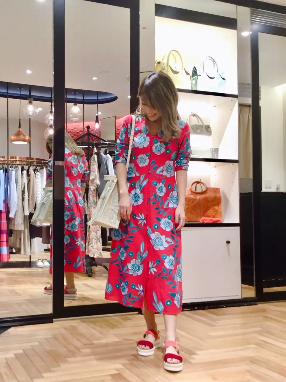 GRACE CONTINENTAL yukimi yonee コーディネート画像