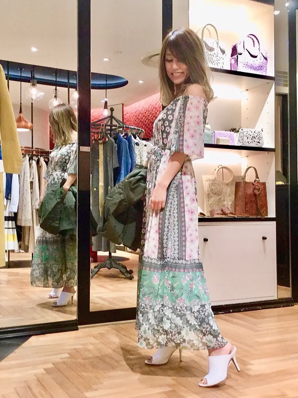 GRACE CONTINENTAL yukimi yonee コーディネート画像