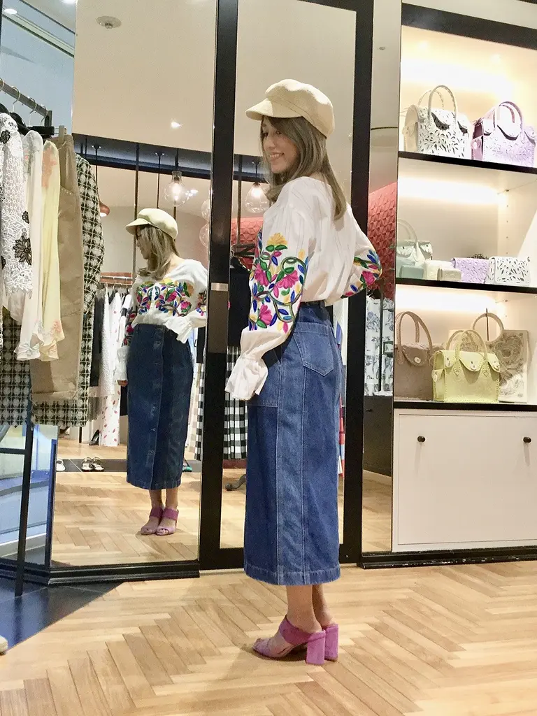 GRACE CONTINENTAL yukimi yonee コーディネート画像