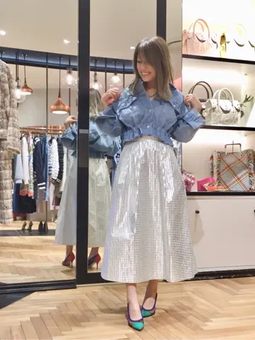 GRACE CONTINENTAL yukimi yonee コーディネート画像