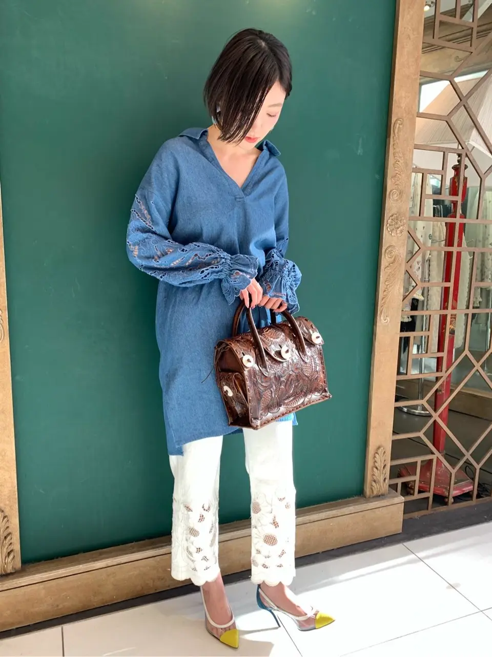 GRACE CONTINENTAL Arichi コーディネート画像