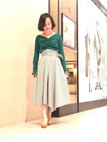 GRACE CONTINENTAL okunaka_desu コーディネート画像