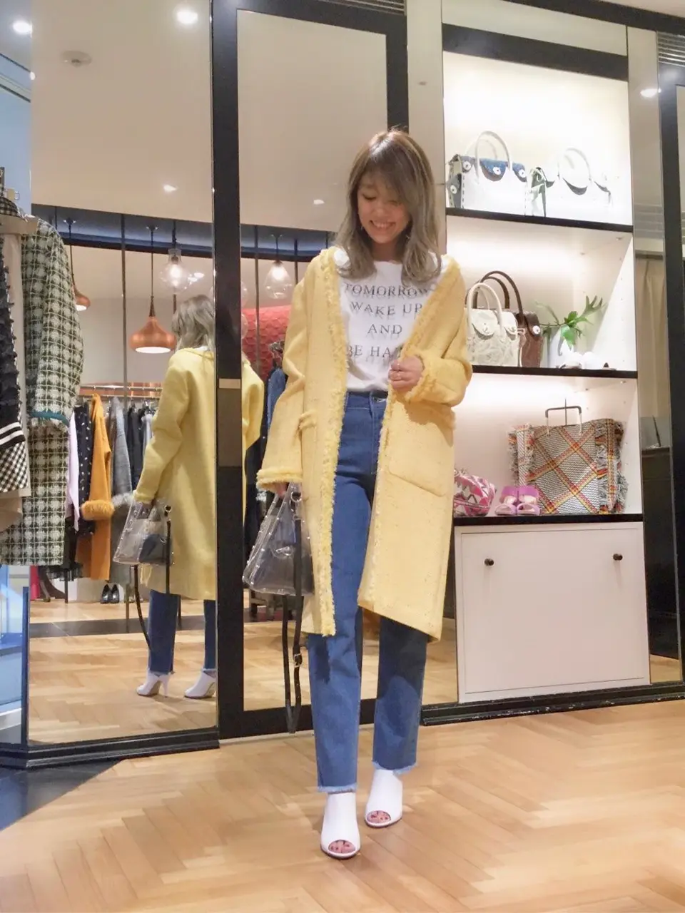 GRACE CONTINENTAL yukimi yonee コーディネート画像