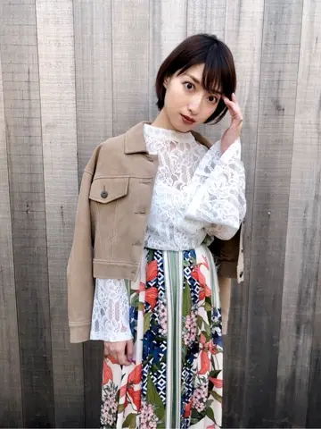 GRACE CONTINENTAL 青木育日 コーディネート画像