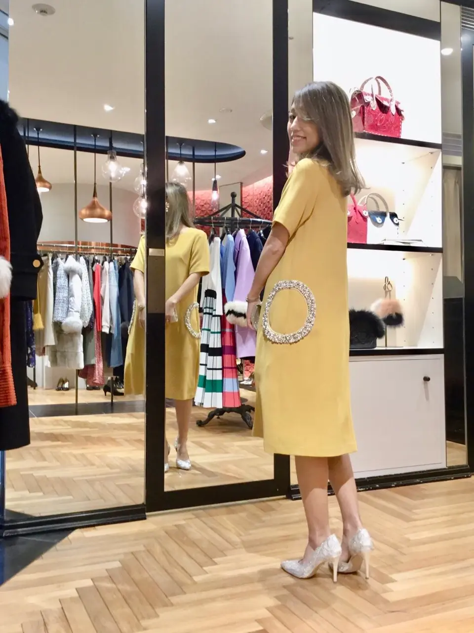 GRACE CONTINENTAL yukimi yonee コーディネート画像