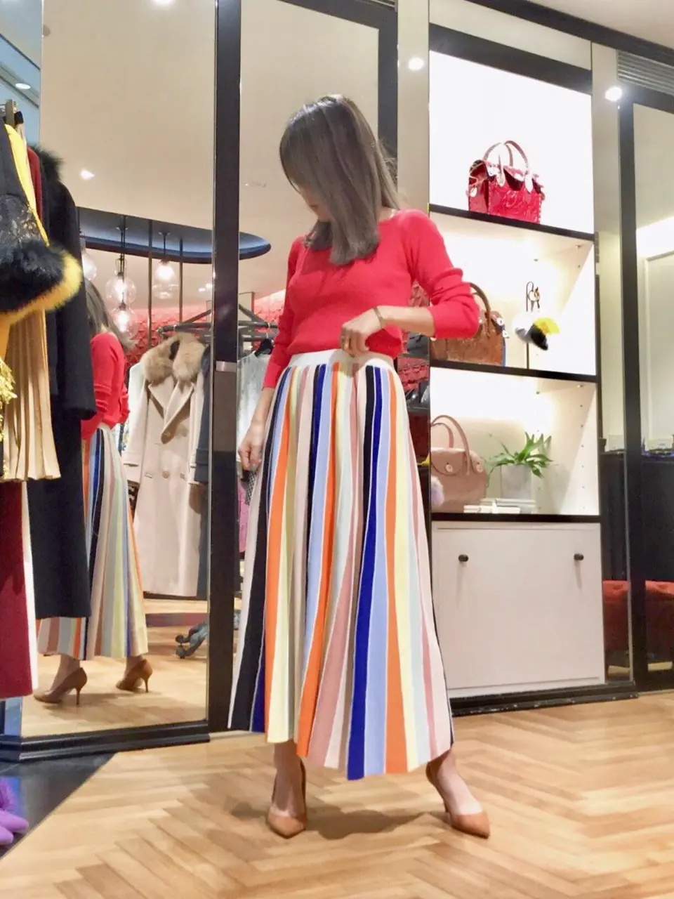 GRACE CONTINENTAL yukimi yonee コーディネート画像