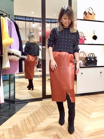 GRACE CONTINENTAL yukimi yonee コーディネート画像