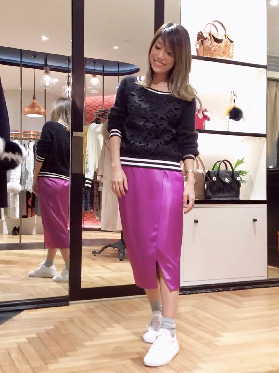 GRACE CONTINENTAL yukimi yonee コーディネート画像