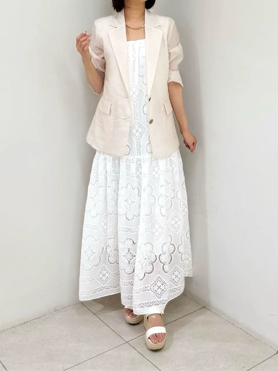 GRACE CONTINENTAL MORITA AI コーディネート画像