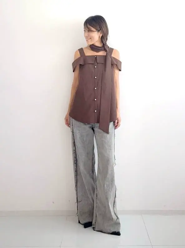 GRACE CONTINENTAL yukimi yonee コーディネート画像