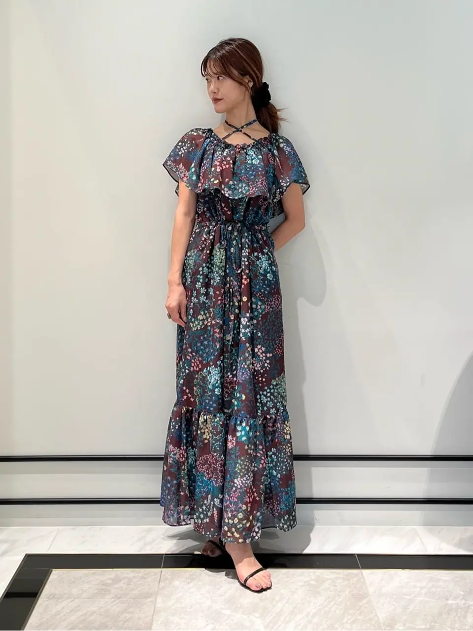 ゆづき◆ポンポワン　ボタニカルプリントワンピース　4サイズ◆ 楽天市場】ボタニカルワンピース ワンピース ワンピ シャツ