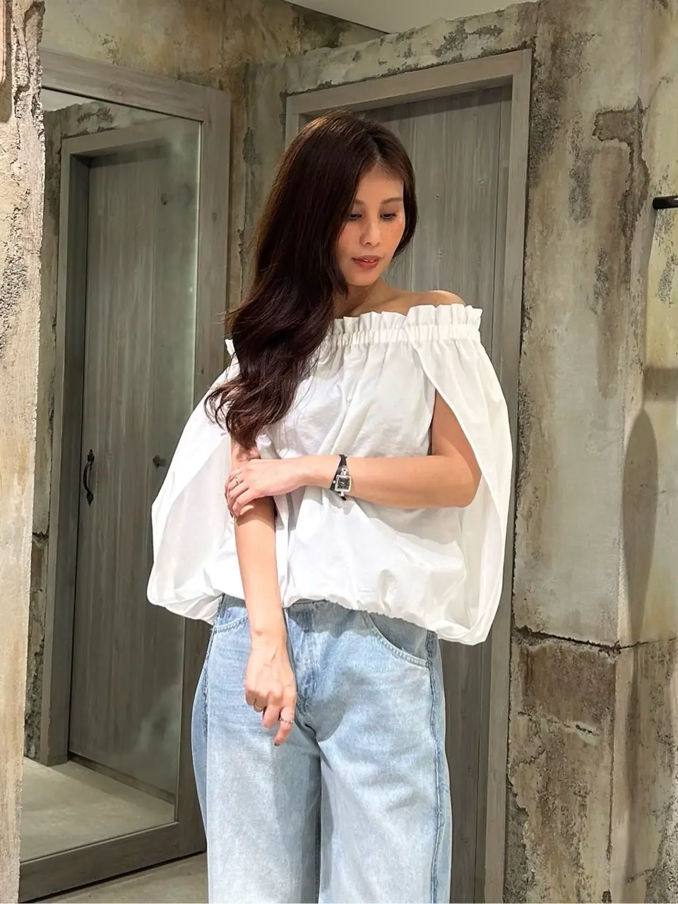 GRACE CONTINENTAL 志田　悠 コーディネート画像