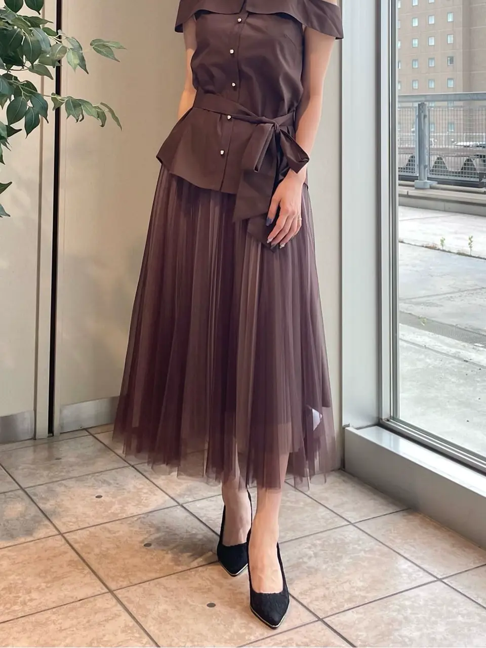 GRACE CONTINENTAL 端場　わかな コーディネート画像