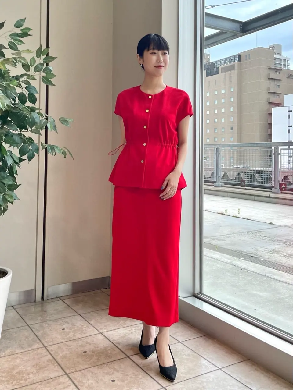 GRACE CONTINENTAL 端場　わかな コーディネート画像