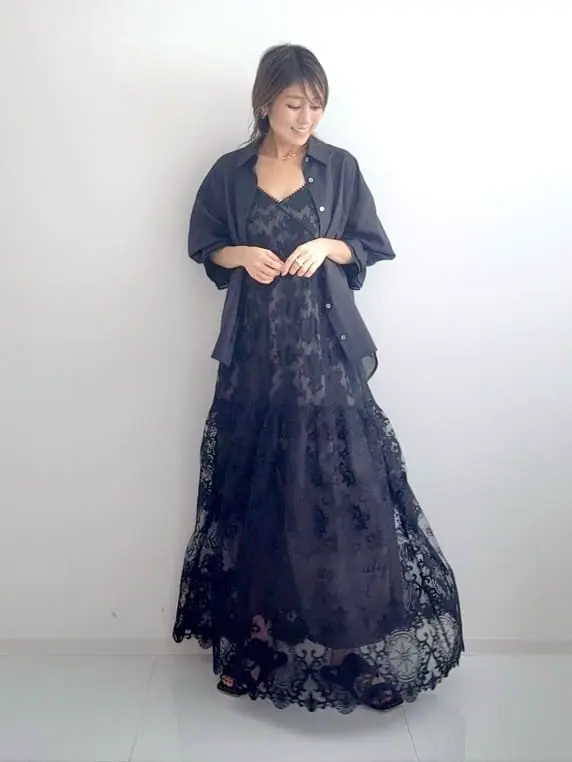 GRACE CONTINENTAL yukimi yonee コーディネート画像