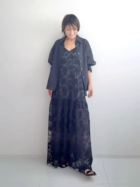 GRACE CONTINENTAL yukimi yonee コーディネート画像