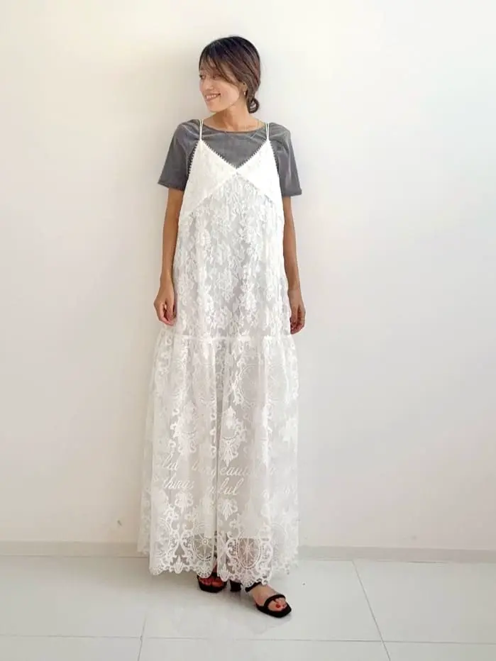 GRACE CONTINENTAL yukimi yonee コーディネート画像