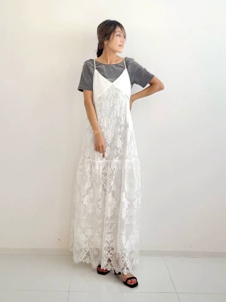 GRACE CONTINENTAL yukimi yonee コーディネート画像