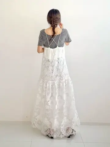 GRACE CONTINENTAL yukimi yonee コーディネート画像