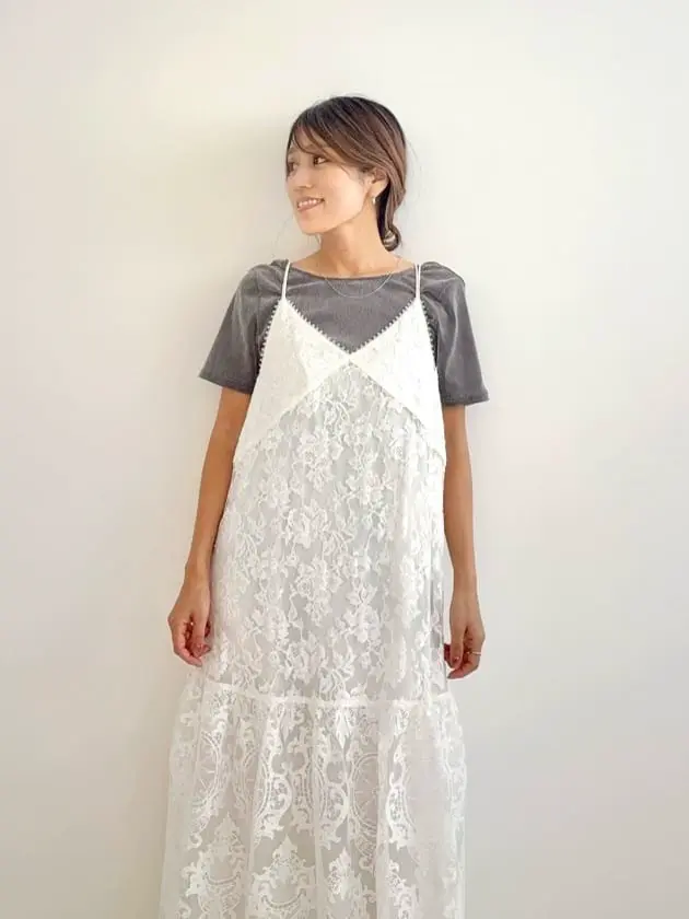 GRACE CONTINENTAL yukimi yonee コーディネート画像