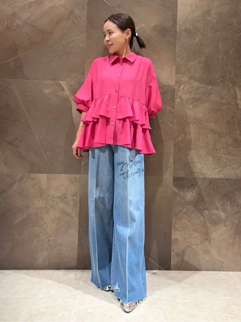 GRACE CONTINENTAL 穐山　香織 コーディネート画像