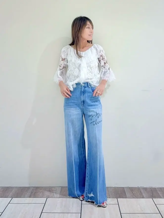 GRACE CONTINENTAL yukimi yonee コーディネート画像