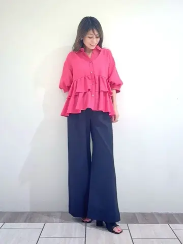 GRACE CONTINENTAL yukimi yonee コーディネート画像