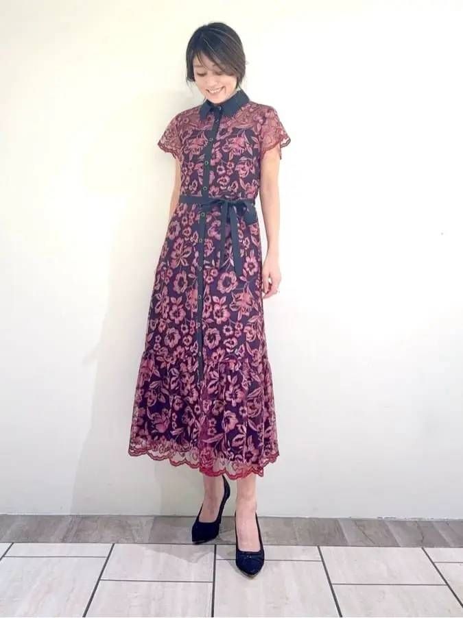 GRACE CONTINENTAL yukimi yonee コーディネート画像