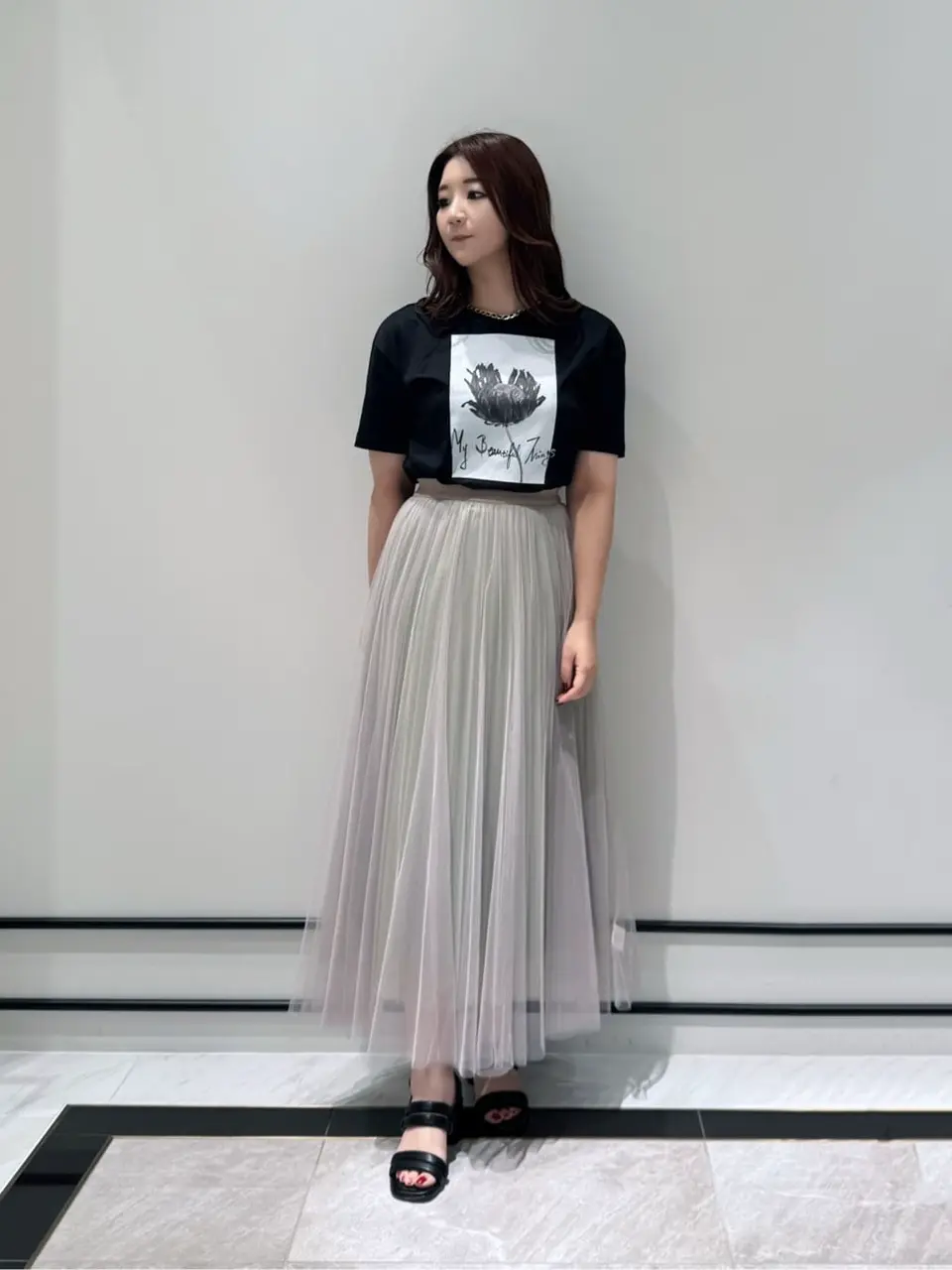 GRACE CONTINENTAL MOMOKO コーディネート画像