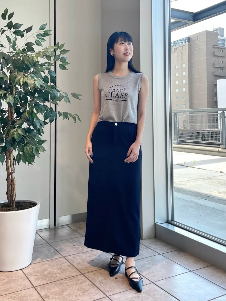 GRACE CONTINENTAL 端場　わかな コーディネート画像