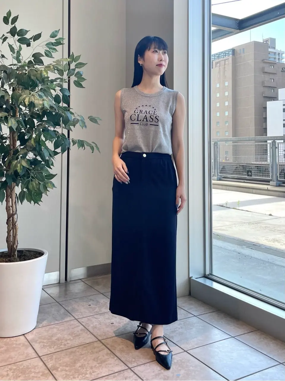 GRACE CONTINENTAL 端場　わかな コーディネート画像