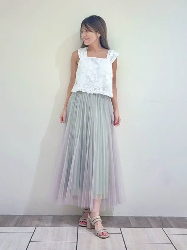 GRACE CONTINENTAL yukimi yonee コーディネート画像