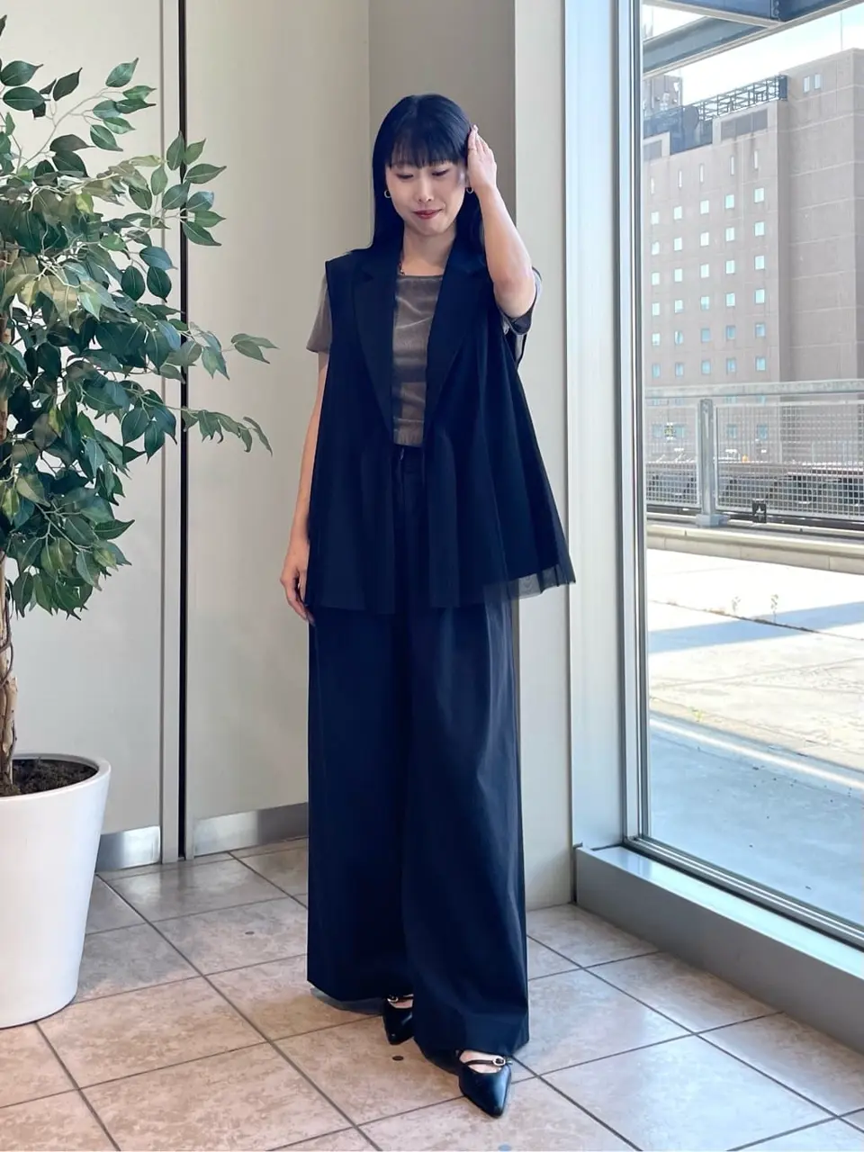 GRACE CONTINENTAL 端場　わかな コーディネート画像