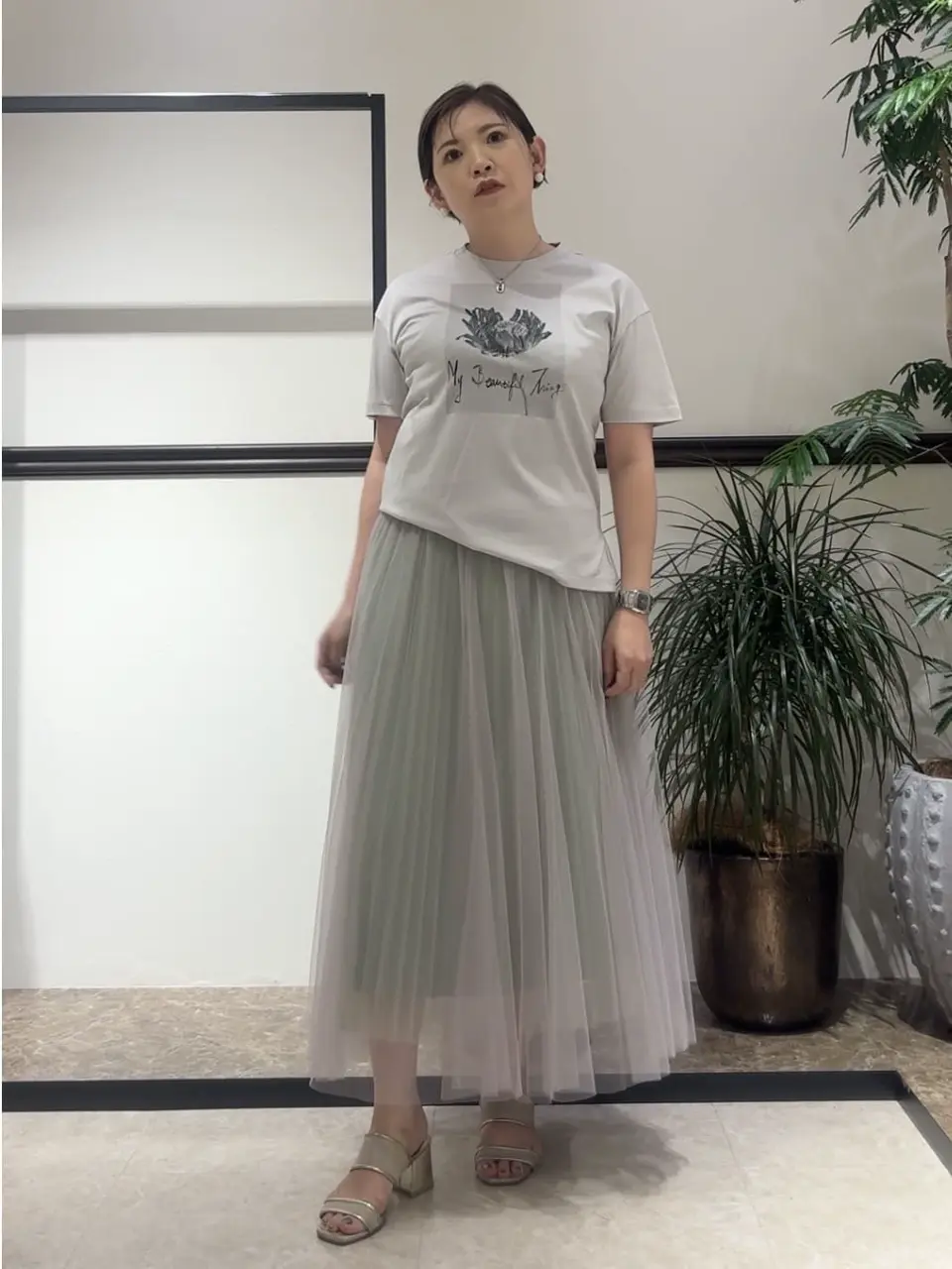 GRACE CONTINENTAL N.YURI コーディネート画像