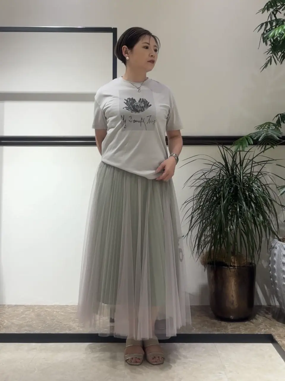 GRACE CONTINENTAL N.YURI コーディネート画像