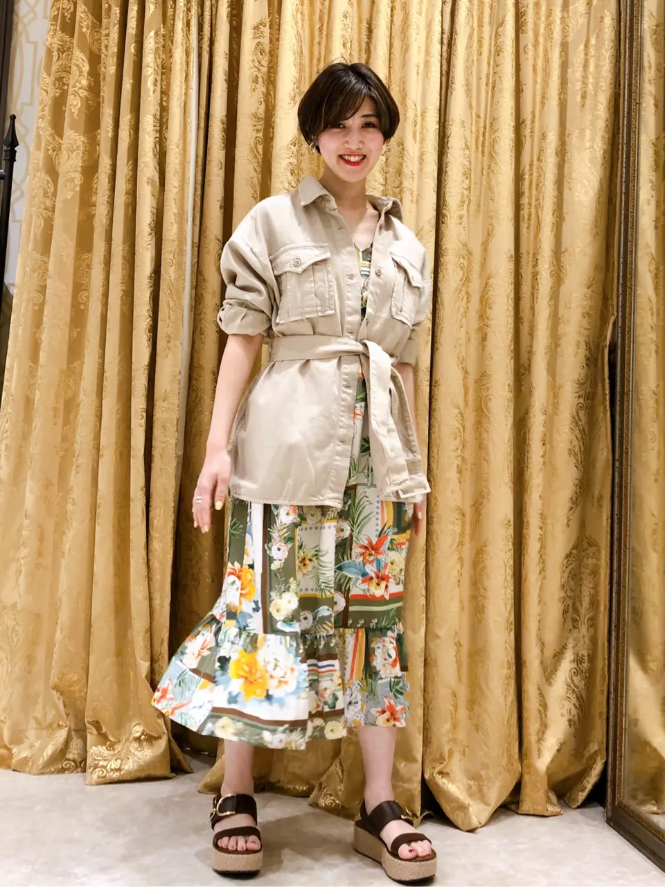 GRACE CONTINENTAL A.FUKUDA コーディネート画像