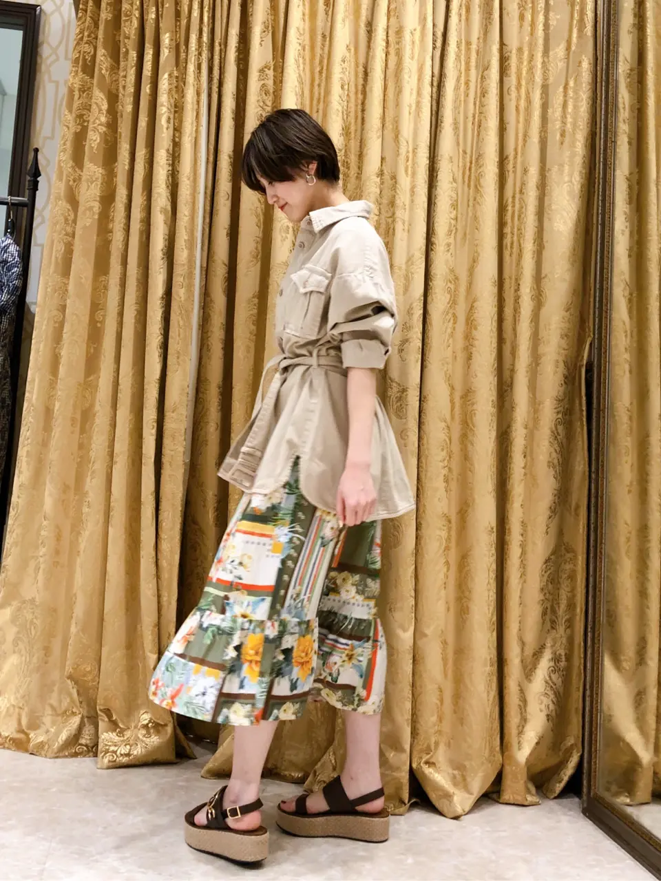 GRACE CONTINENTAL A.FUKUDA コーディネート画像