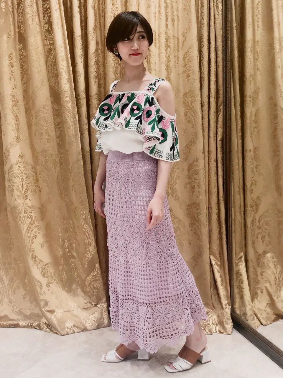 GRACE CONTINENTAL A.FUKUDA コーディネート画像