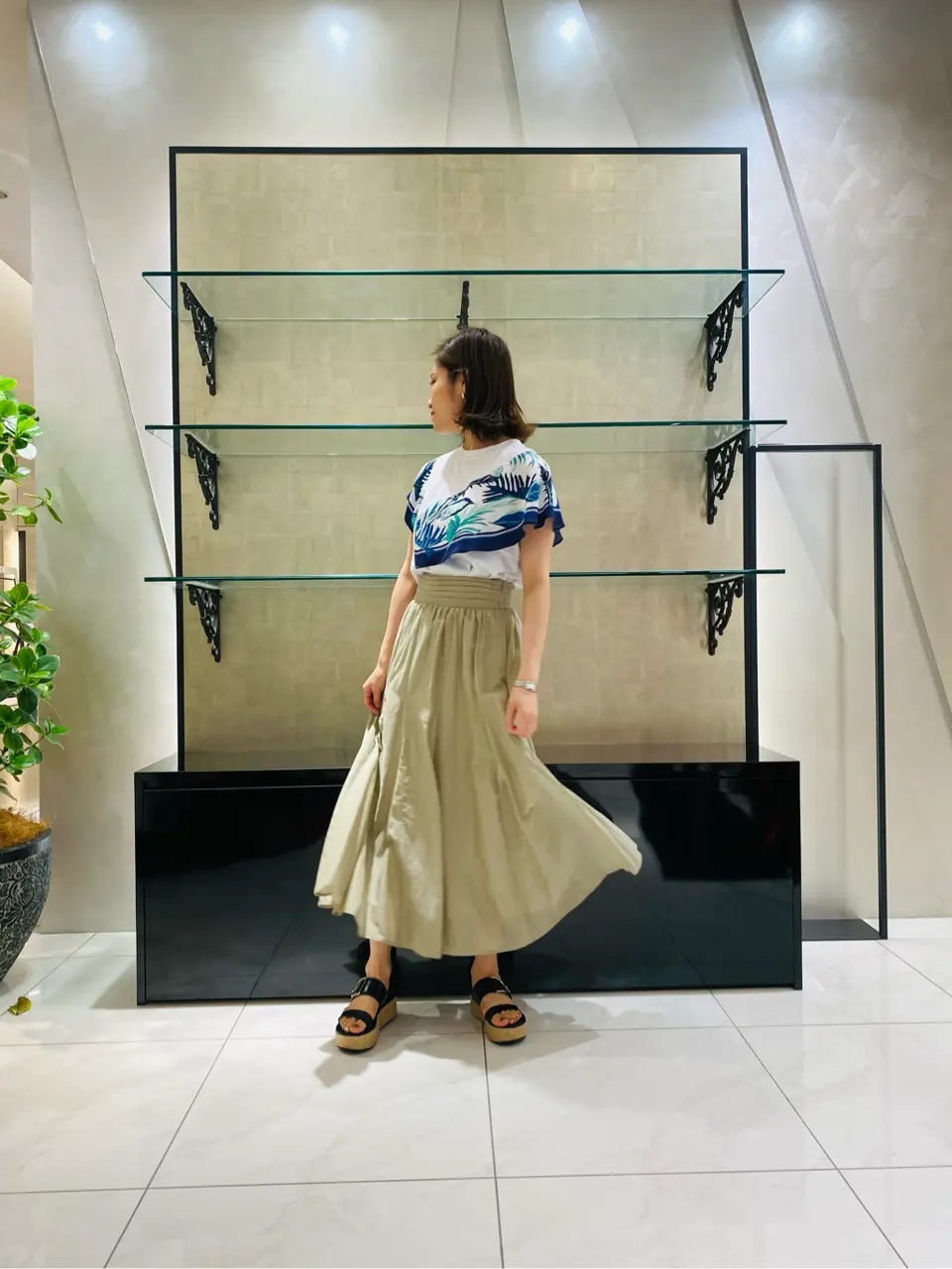 GRACE CONTINENTAL miyata コーディネート画像