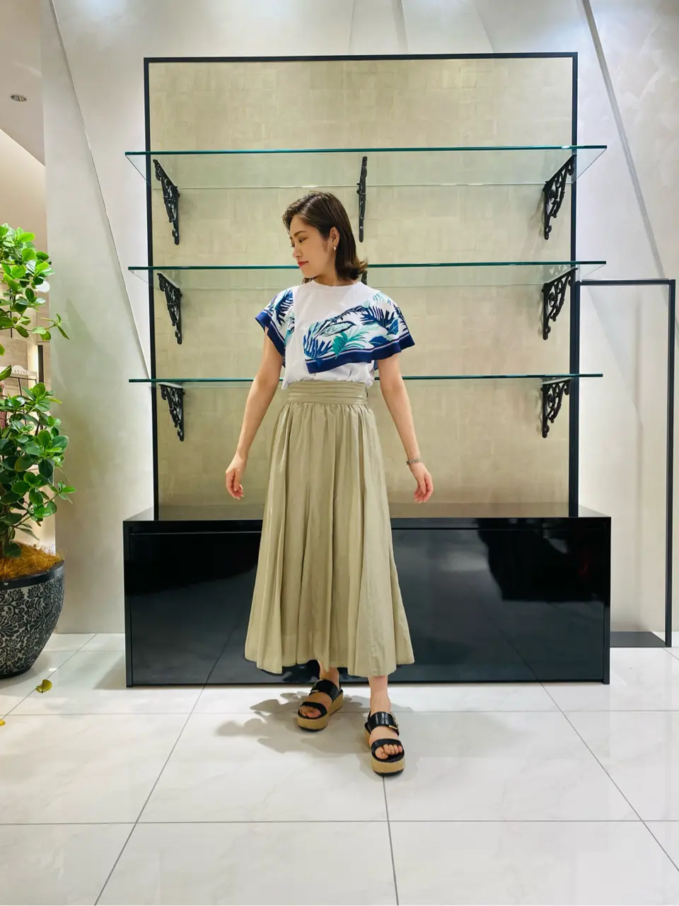 GRACE CONTINENTAL miyata コーディネート画像