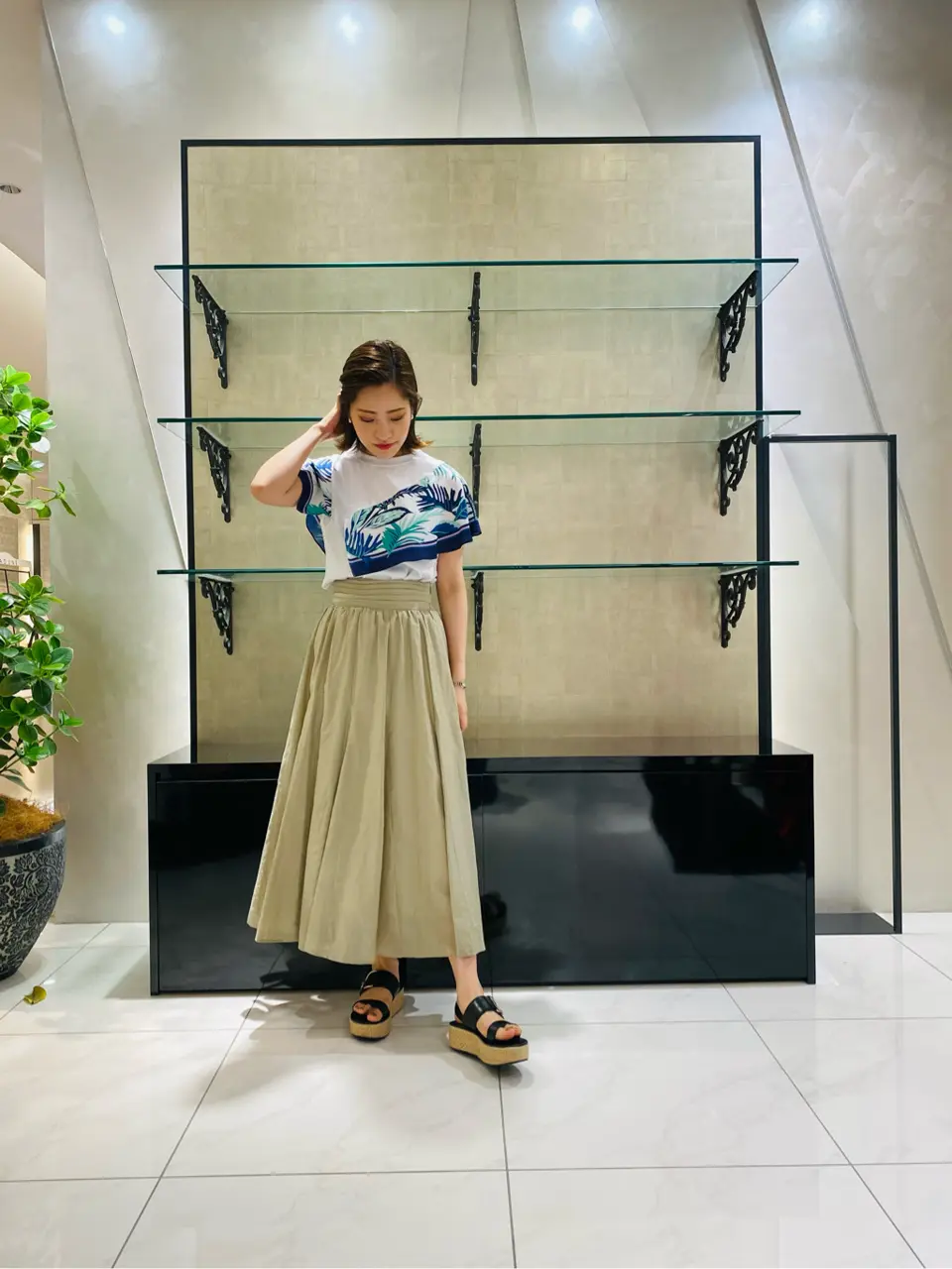 GRACE CONTINENTAL miyata コーディネート画像