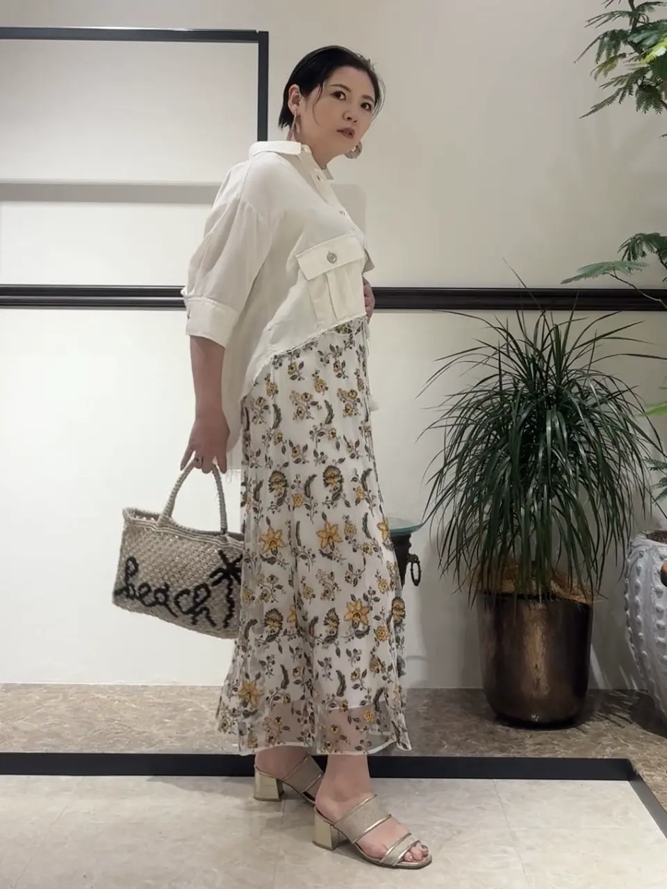 GRACE CONTINENTAL N.YURI コーディネート画像