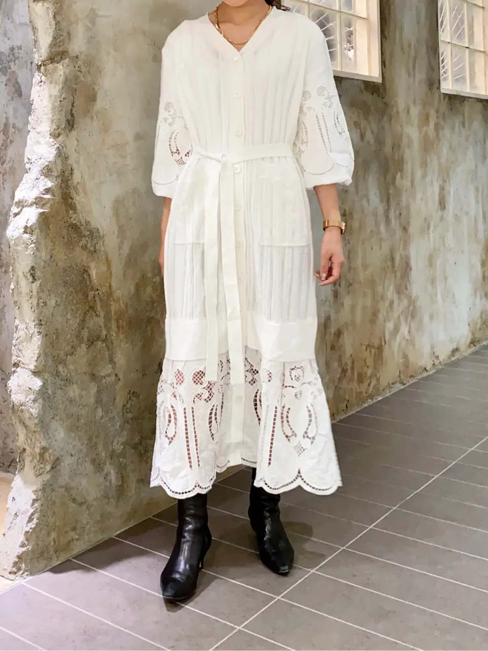 GRACE CONTINENTAL MORITA AI コーディネート画像