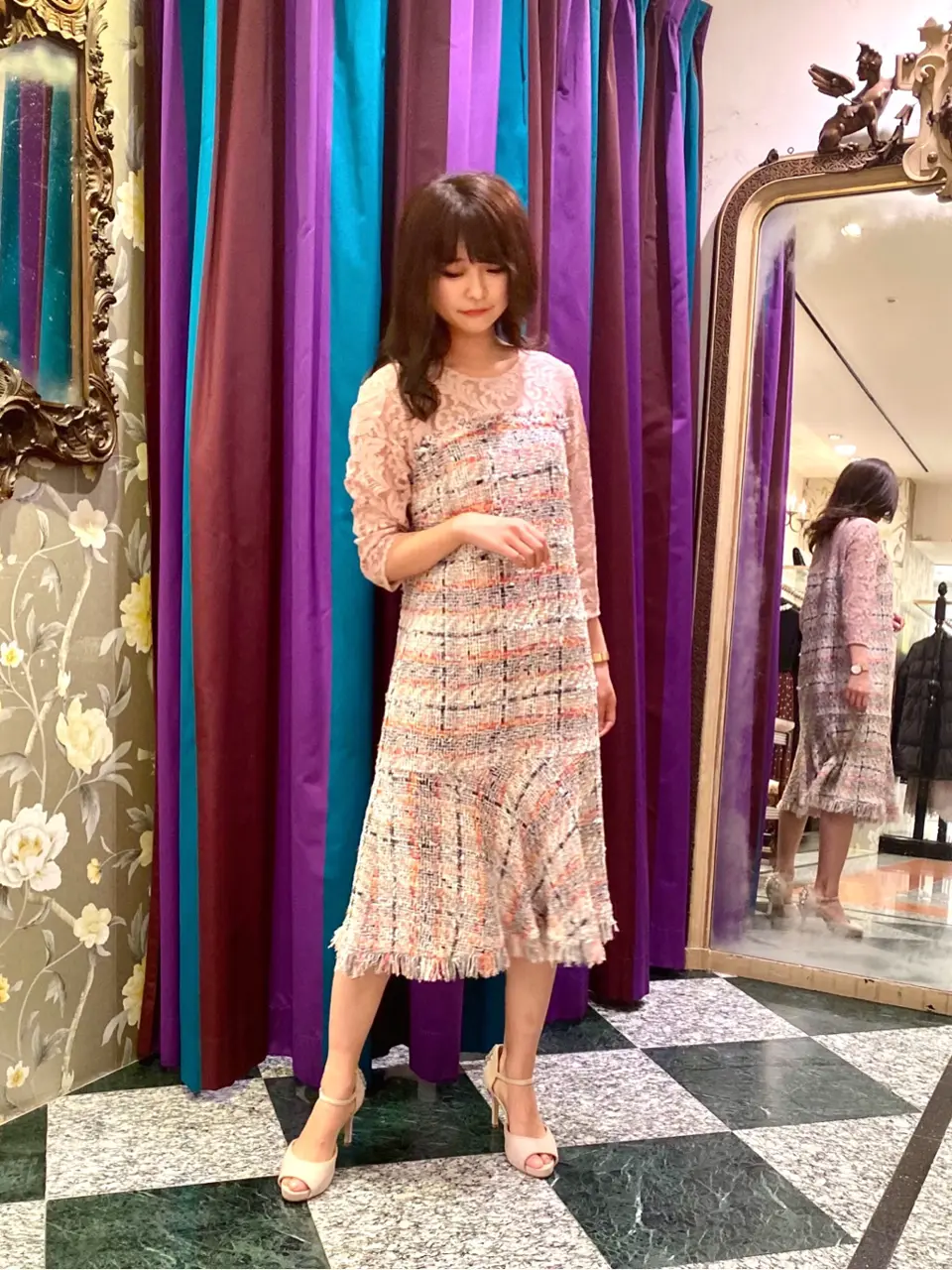 GRACE CONTINENTAL MORITA AI コーディネート画像