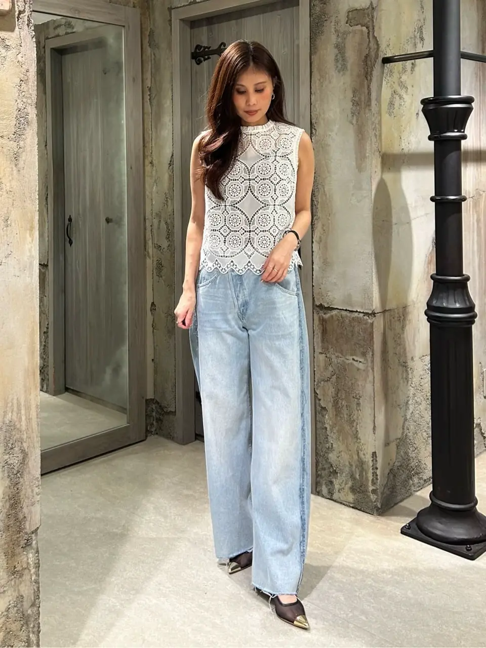 GRACE CONTINENTAL 志田　悠 コーディネート画像