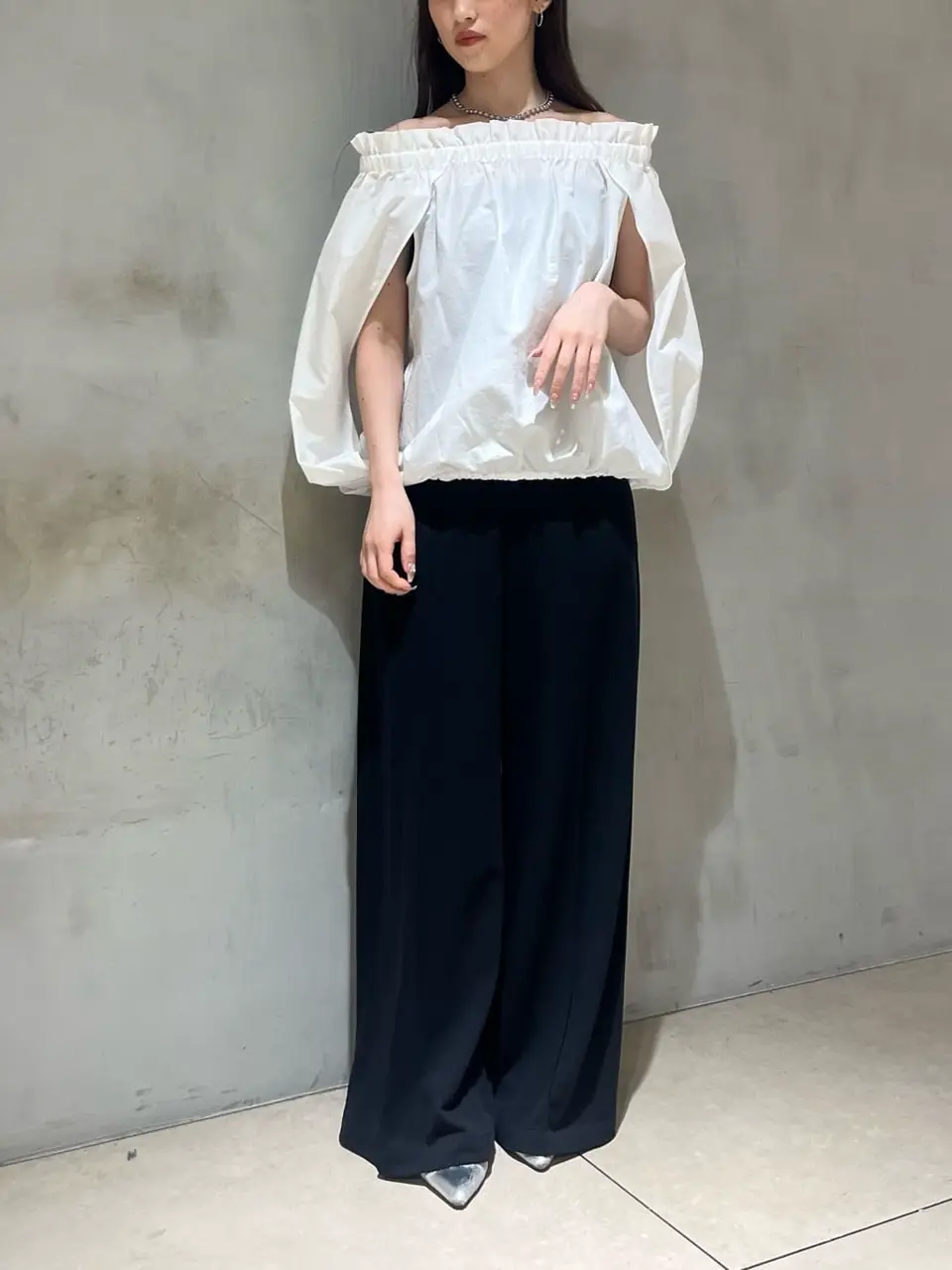 【グレースコンチネンタル】ケープ風2WAYトップ ケープ風2WAYトップ / GRACE CONTINENTAL | GRACE CONTINENTAL