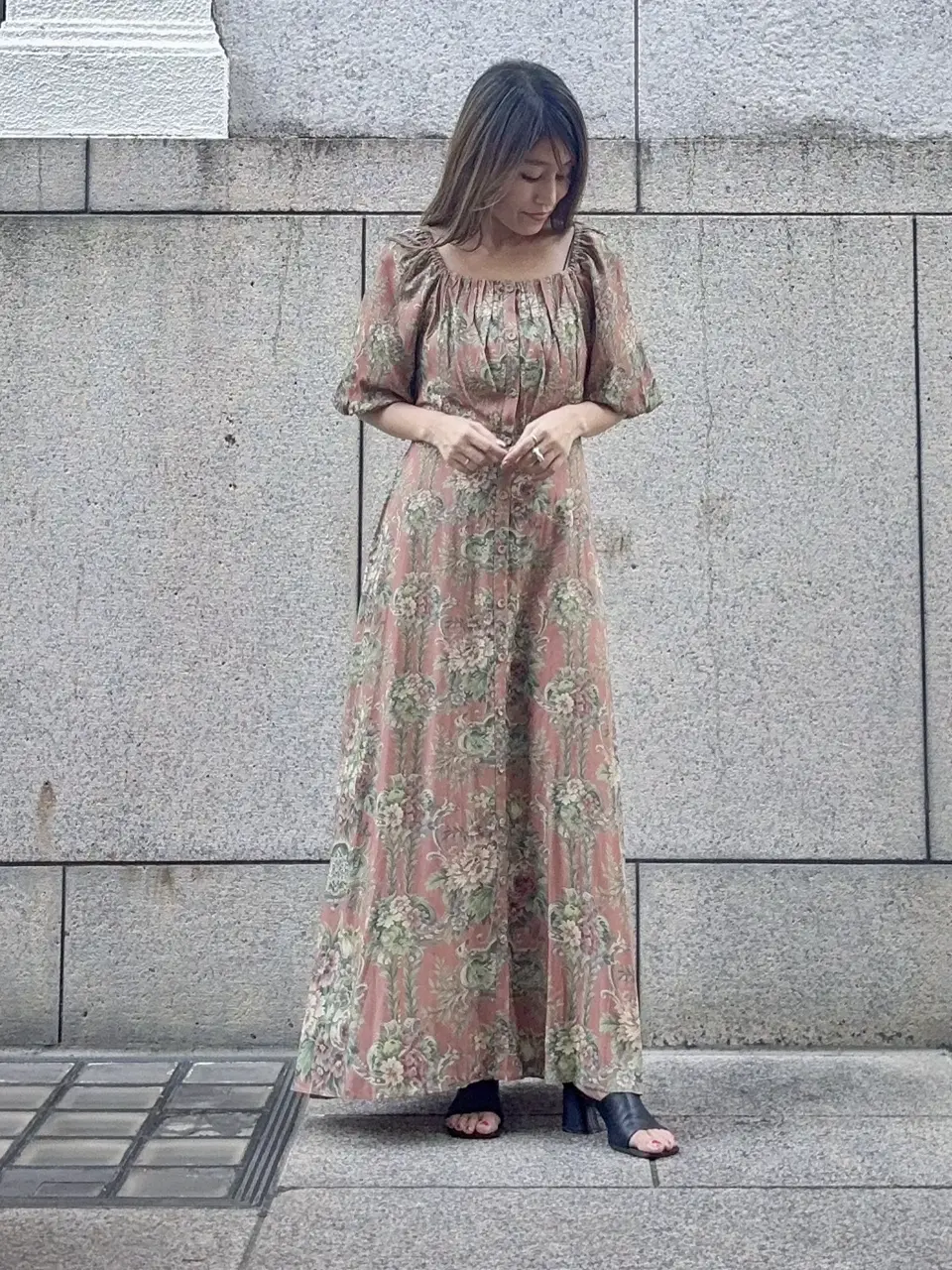 GRACE CONTINENTAL yukimi yonee コーディネート画像