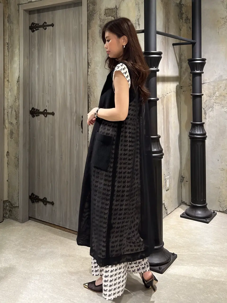 GRACE CONTINENTAL 志田　悠 コーディネート画像