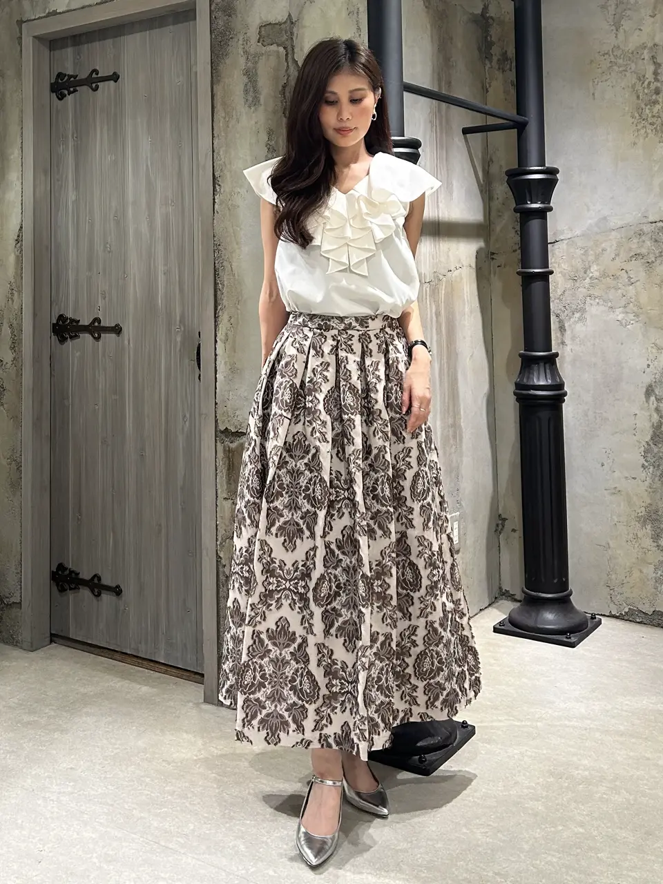 GRACE CONTINENTAL 志田　悠 コーディネート画像