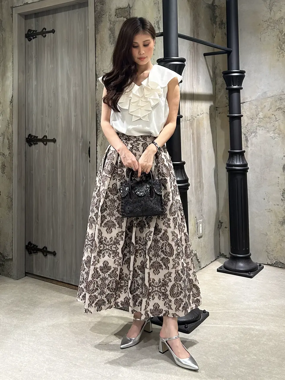 GRACE CONTINENTAL 志田　悠 コーディネート画像